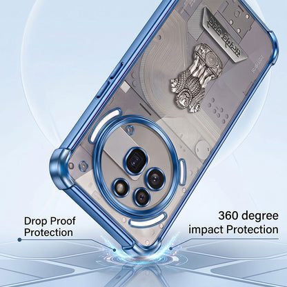 Nothing Phone 3a Pro 5G Satyamev Jayate 2-in-1 Emblem Transparent Shockproof Airbag Case