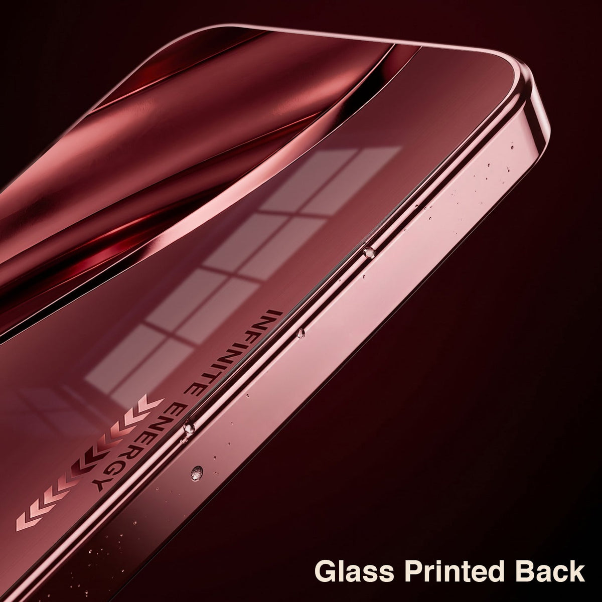 Samsung Galaxy A36 5G Infinity Energy Burgundy Electroplated Glass Back Case