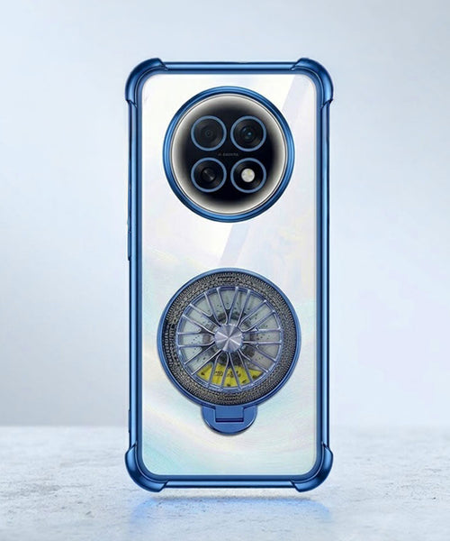 Oppo F31 Pro+ 5G Premium Stress Buster Wheel Rotating Shockproof Airbags Case (Buy 1 Get 1 Free Surprise Cover)