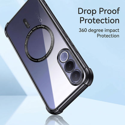 Vivo V70 FE 5G Premium Magnetic MagSafe Shockproof Airbag Case