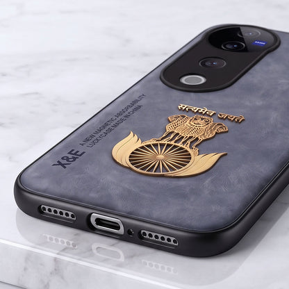 Vivo V40 Pro 5G Satyamev Jayate Comfortable Leather Phone Case