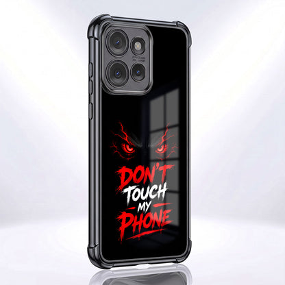 Motorola Edge 50 Neo 5G Don't Touch My Phone Airbags Printed Back Case