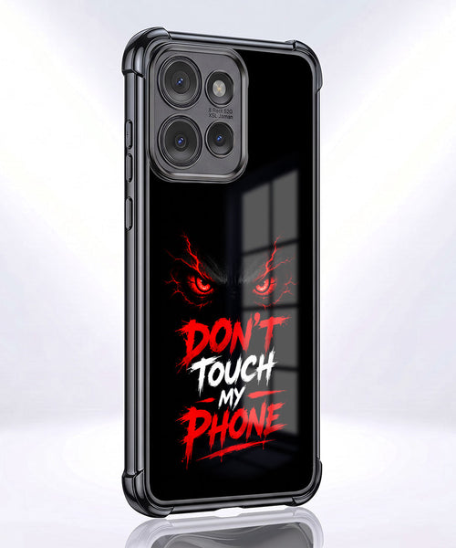 Motorola Edge 50 Neo 5G Don't Touch My Phone Airbags Printed Back Case