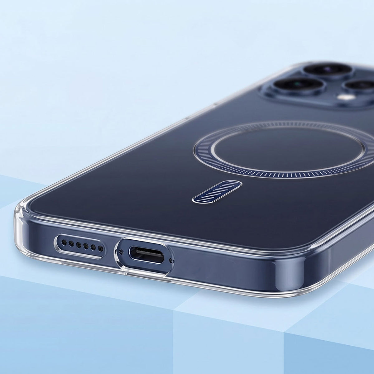 Oppo Reno 15 Pro Mini 5G Transparent Anti-Yellow MagSafe Shockproof Case