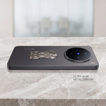 Vivo X200T 5G Compatible Satyamev Jayate 3D Metal Emblem Sticker