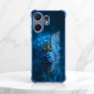 Nothing Phone 2 Pro 5G Premium Golden Trishul Airbags Printed Back Case