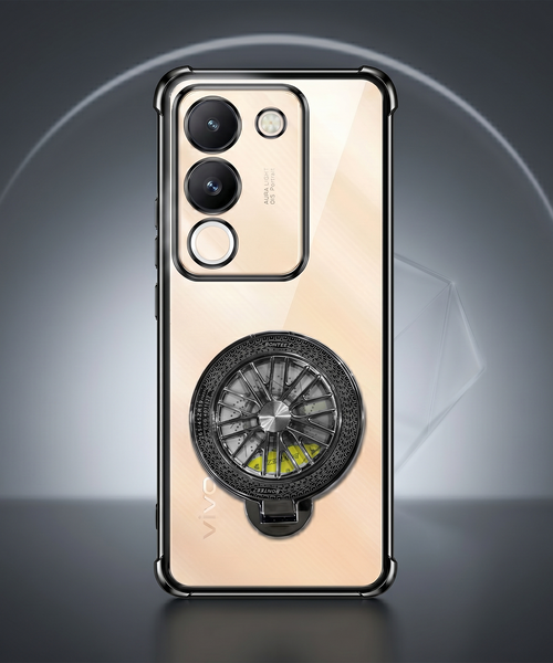Vivo Y200 5G Premium Stress Buster Wheel Rotating Shockproof Airbags Case