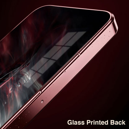 Samsung Galaxy A56 5G Crimson Spider Burgundy Electroplated Glass Back Case