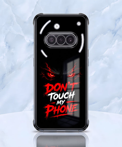 Nothing Phone 3a 5G Don't Touch My Phone Airbags Printed Back Case