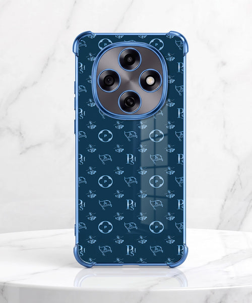 Oppo F31 Pro 5G Luxury Monogram Blue Airbags Printed Back Case