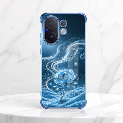 Vivo V60 5G Blue Rose Airbags Printed Back Case