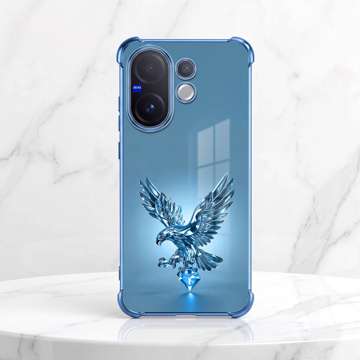 Vivo V60 5G Blue Eagle Airbags Printed Back Case