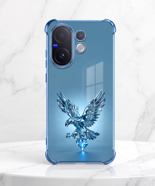 Vivo V60 5G Blue Eagle Airbags Printed Back Case