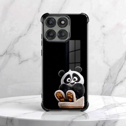 Motorola Edge 60 Pro 5G Cute Panda Airbags Printed Back Case