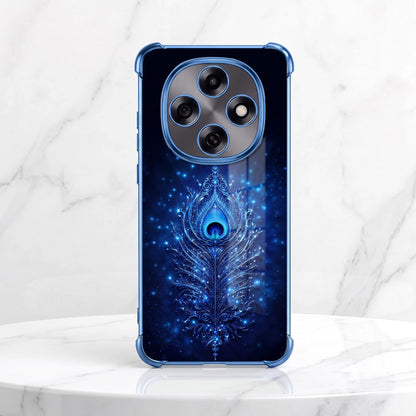 Oppo F31 Pro 5G Premium Peacock Feather Airbags Printed Back Case