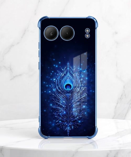 One Plus Nord 4 5G Premium Peacock Feather Airbags Printed Back Case