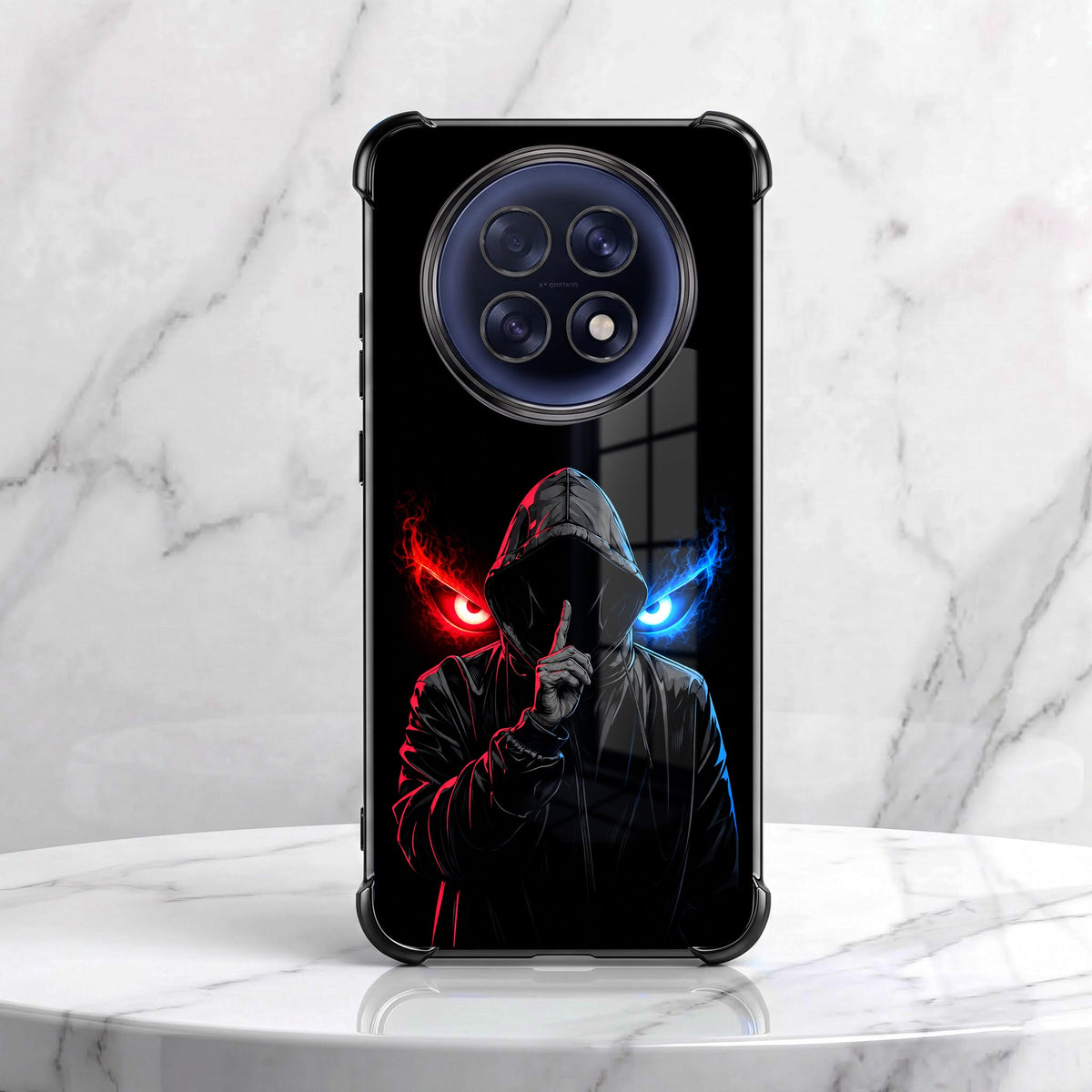 Oppo F31 Pro+ 5G Hooded Shadow Demon Airbags Printed Back Case