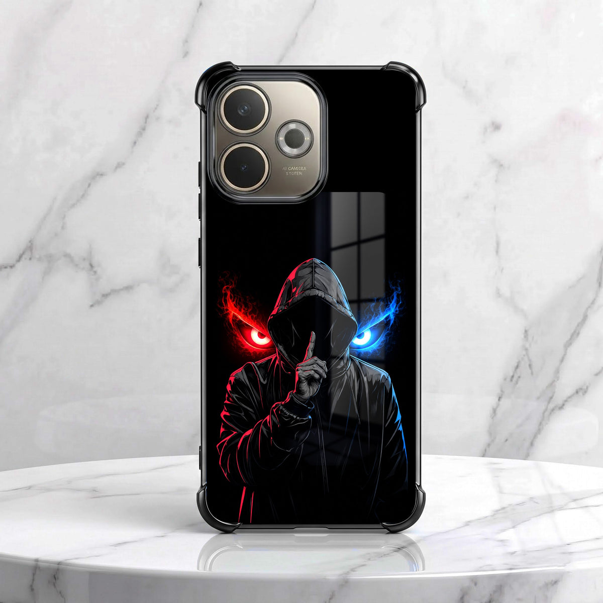 Oppo A5 Pro 5G Hooded Shadow Demon Airbags Printed Back Case