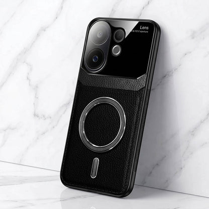 Vivo V60 5G Premium Magsafe Magnetic Leather Lens Protective Case