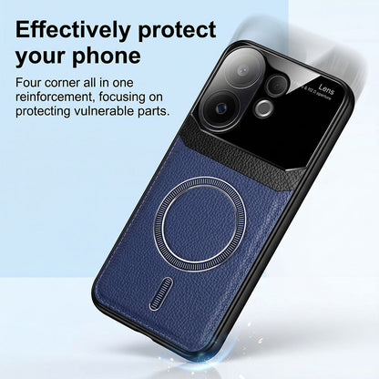 Vivo V60 5G Premium Magsafe Magnetic Leather Lens Protective Case