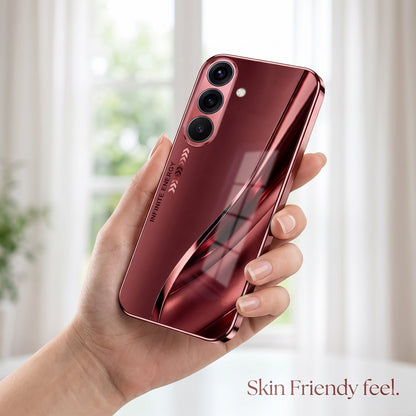 Samsung Galaxy A36 5G Infinity Energy Burgundy Electroplated Glass Back Case