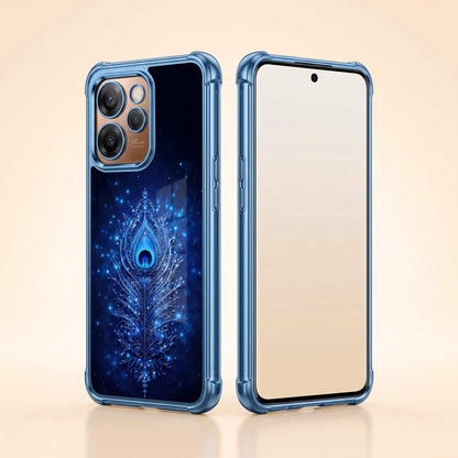 Oppo Reno 15 Pro Mini 5G Premium Peacock Feather Airbags Printed Back Case