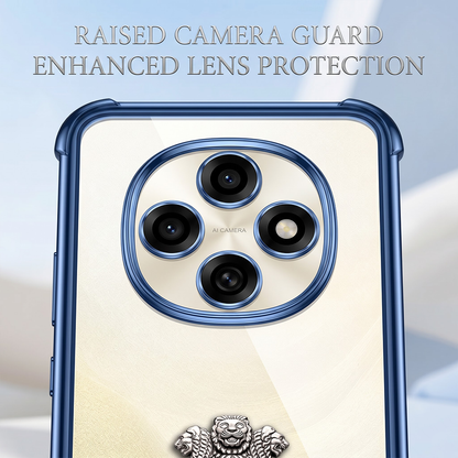 Oppo F31 Pro 5G Satyamev Jayate 2-in-1 Emblem Transparent Shockproof Airbag Case