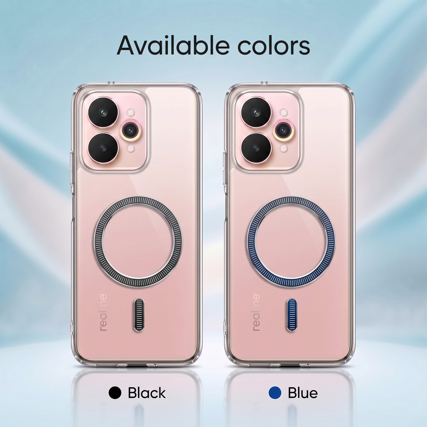 Realme 15 5G Transparent Anti-Yellow MagSafe Shockproof Case