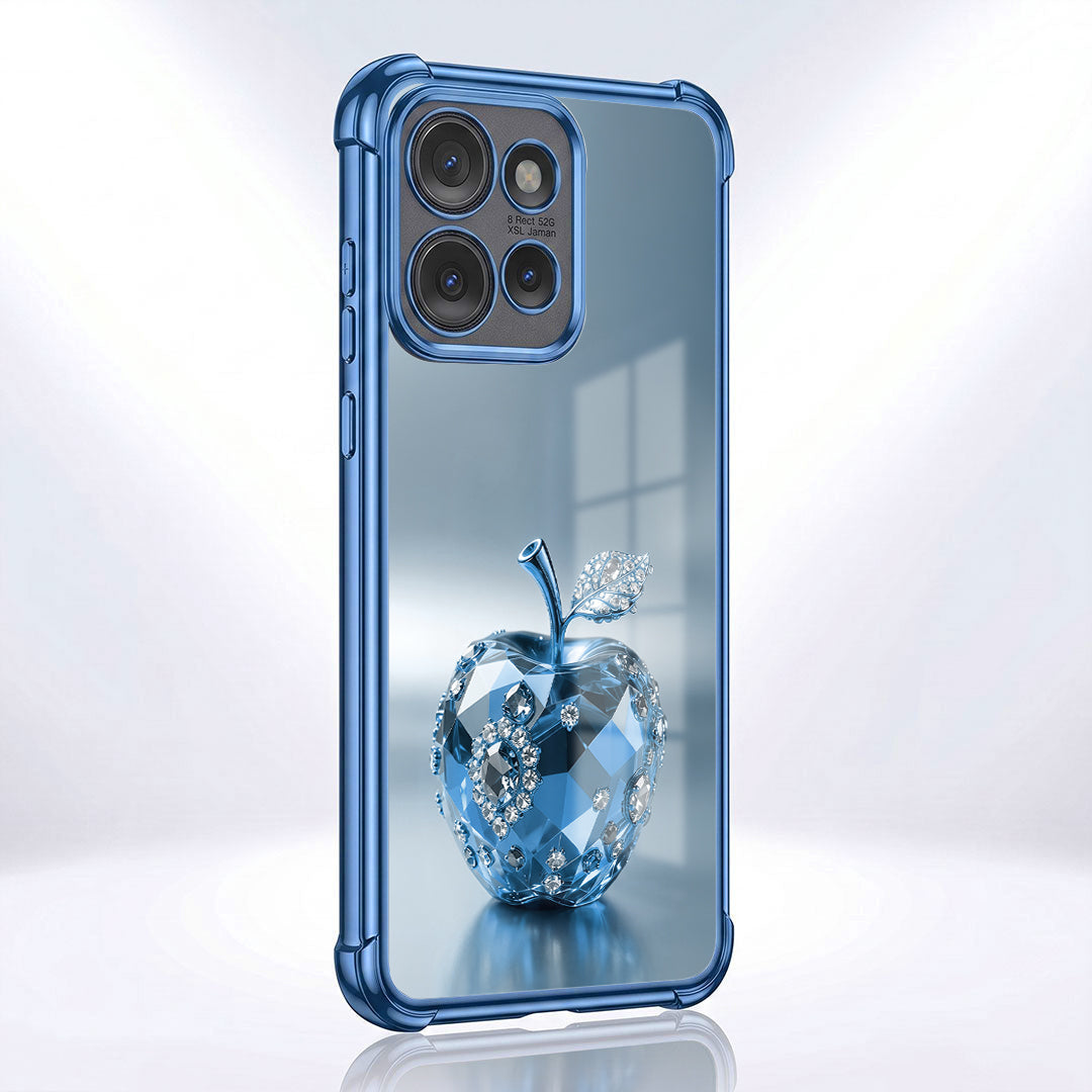 Motorola Edge 50 5G Blue Apple Airbags Printed Back Case