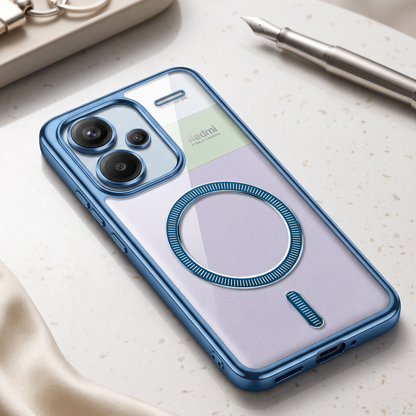 Redmi Note 13 Pro+ 5G Electroplated Magnetic Magsafe Case