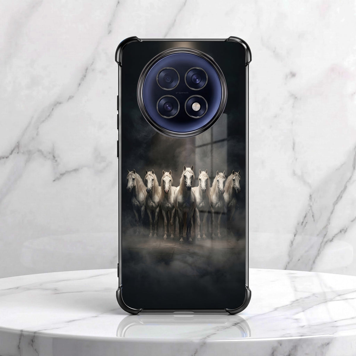 Oppo F31 Pro+ 5G Running Horses Airbags Printed Back Case