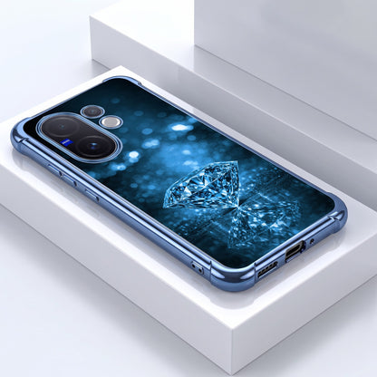 Vivo V60 5G Blue Diamond Airbags Printed Back Case