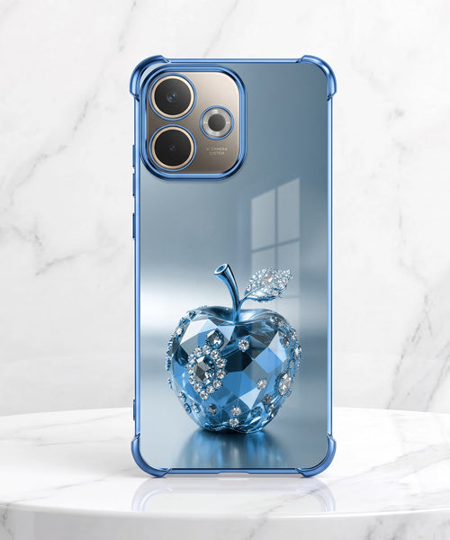Oppo A5 Pro 5G Blue Apple Airbags Printed Back Case