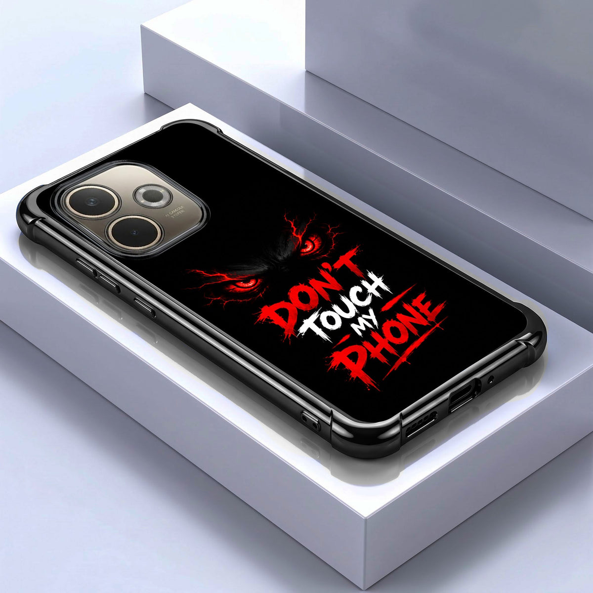Oppo A5 Pro 5G Don't Touch My Phone Airbags Printed Back Case
