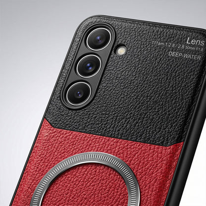 Samsung Galaxy A16 5G Premium Magsafe Magnetic Leather Lens Protective Case