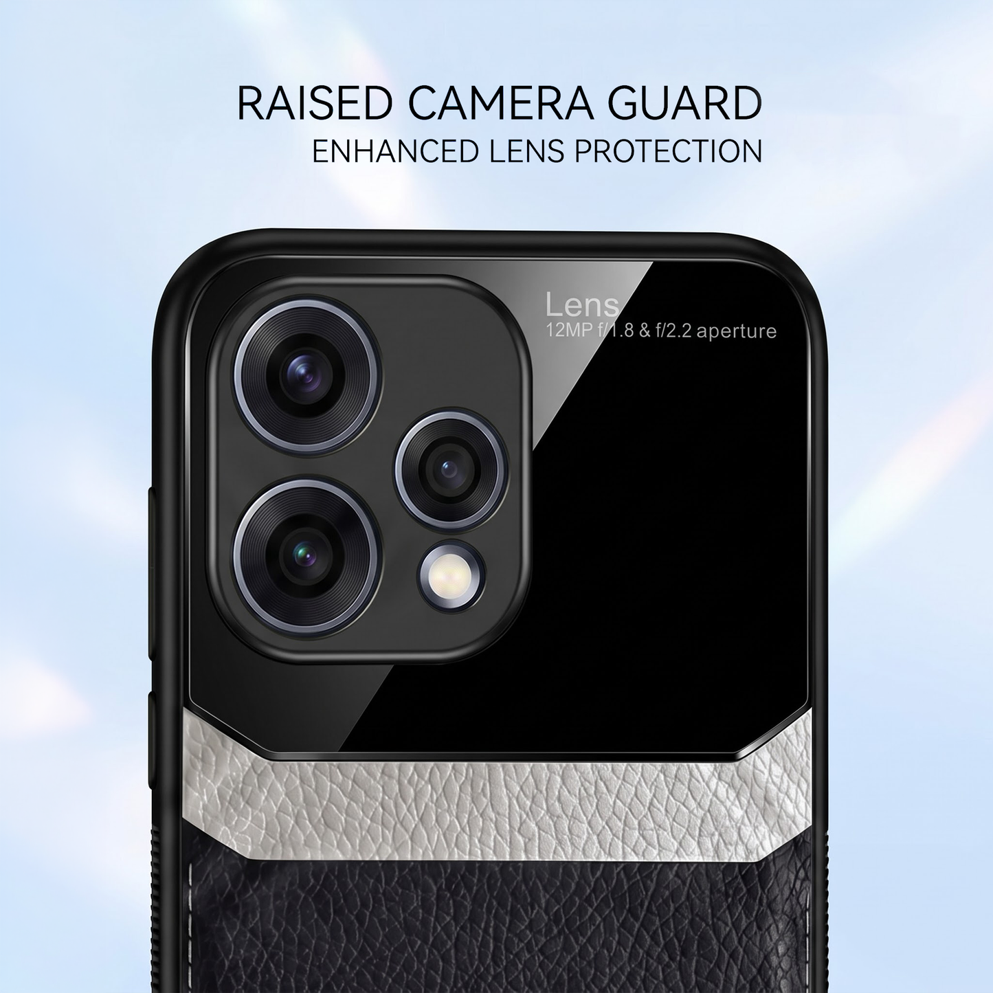 Oppo Reno 15 5G Satyamev Jayate 2-in-1 Emblem Leather Lens Protective Back Case