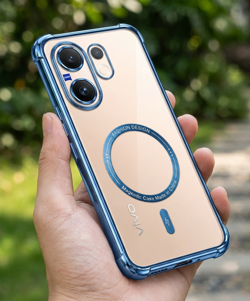Vivo V60 5g Premium Magnetic MagSafe Shockproof Airbag Case
