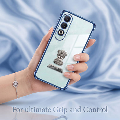 OnePlus Nord CE4 5G Satyamev Jayate 2-in-1 Emblem Transparent Shockproof Airbag Case