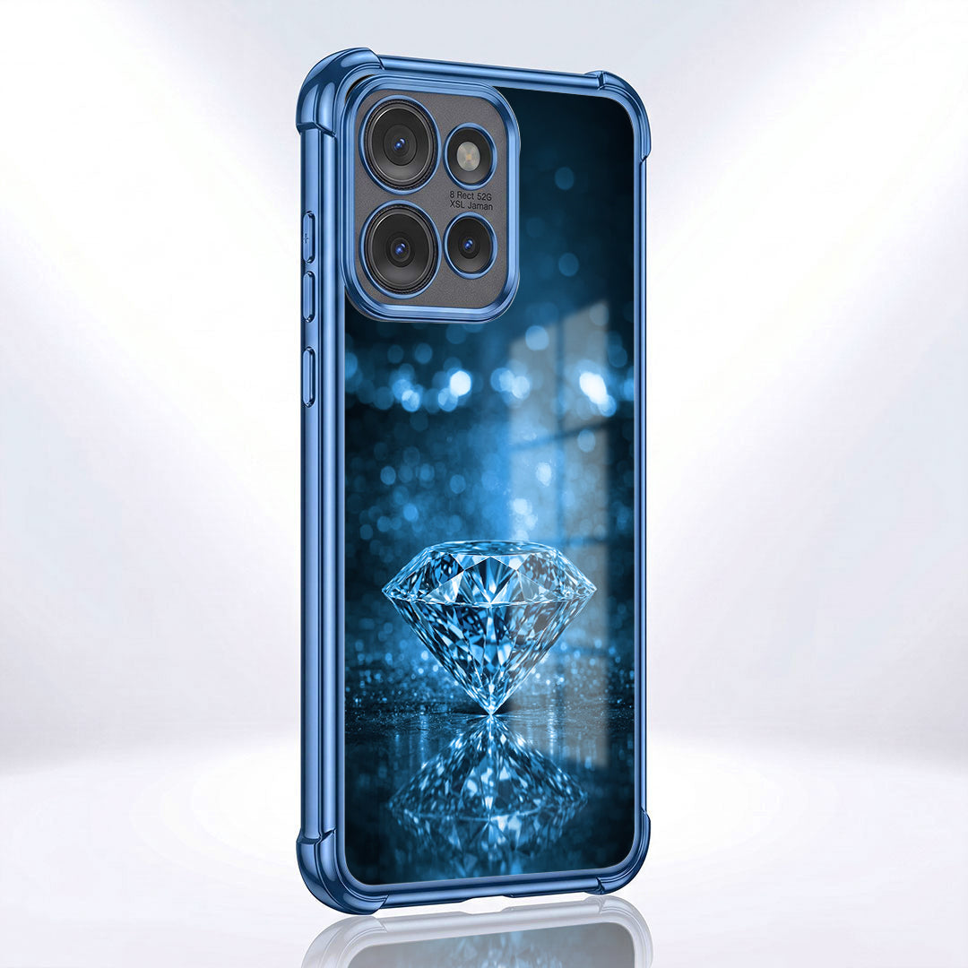 Motorola Edge 50 5G Blue Diamond Airbags Printed Back Case