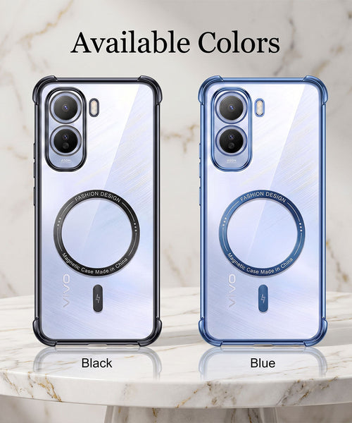 Vivo T5 Pro 5g Premium Magnetic MagSafe Shockproof Airbag Case