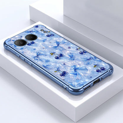 One Plus Nord 4 5G Blue Cherry Airbags Printed Back Case