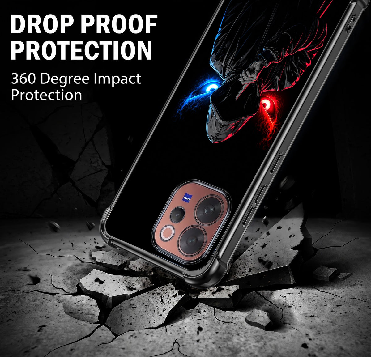 Vivo V70 5G Hooded Shadow Demon Airbags Printed Back Case