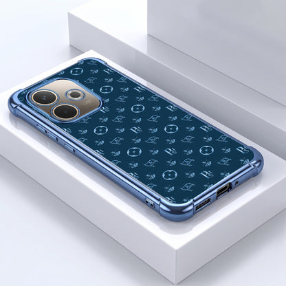 Oppo A5 Pro 5G Luxury Monogram Blue Airbags Printed Back Case