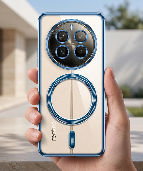 Realme 12 Pro+ 5G Electroplated Magnetic Magsafe Case