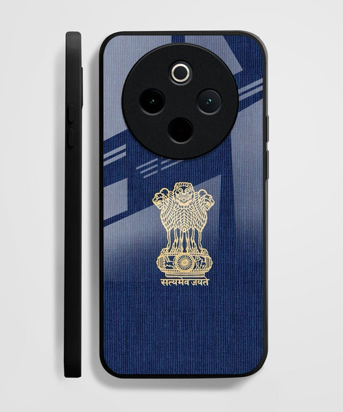Vivo T4 5G Premium Acrylic Shockproof Glass Back Case (Nation Pride)