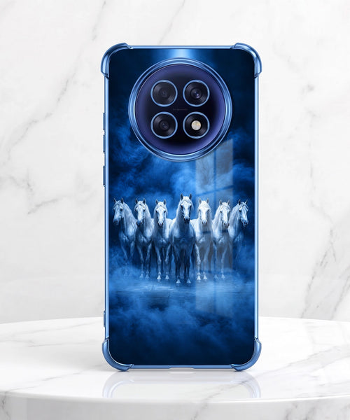 Oppo F31 Pro+ 5G Running Horses Airbags Printed Back Case