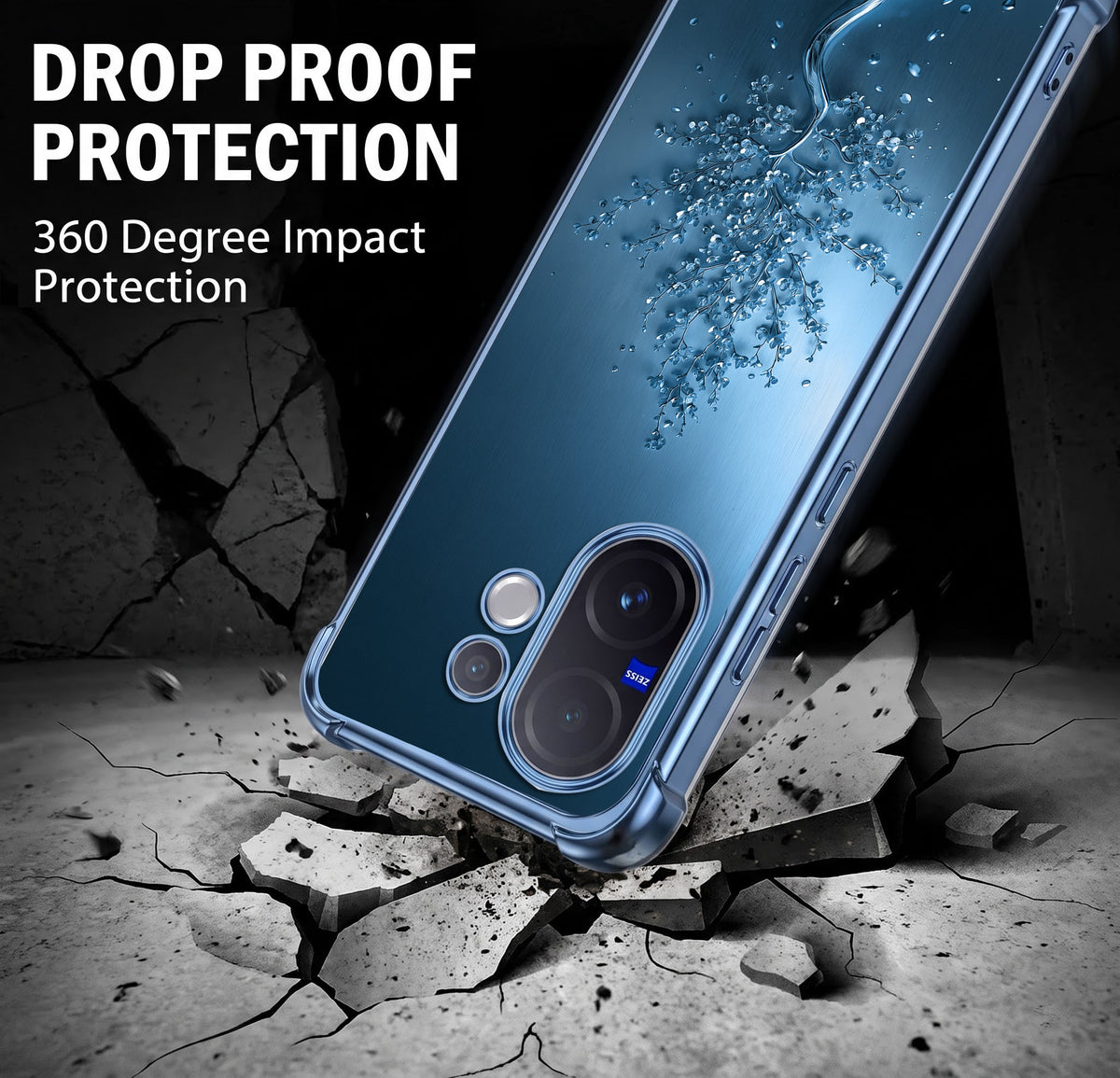 Vivo V60 5G Faith Tree Airbags Printed Back Case