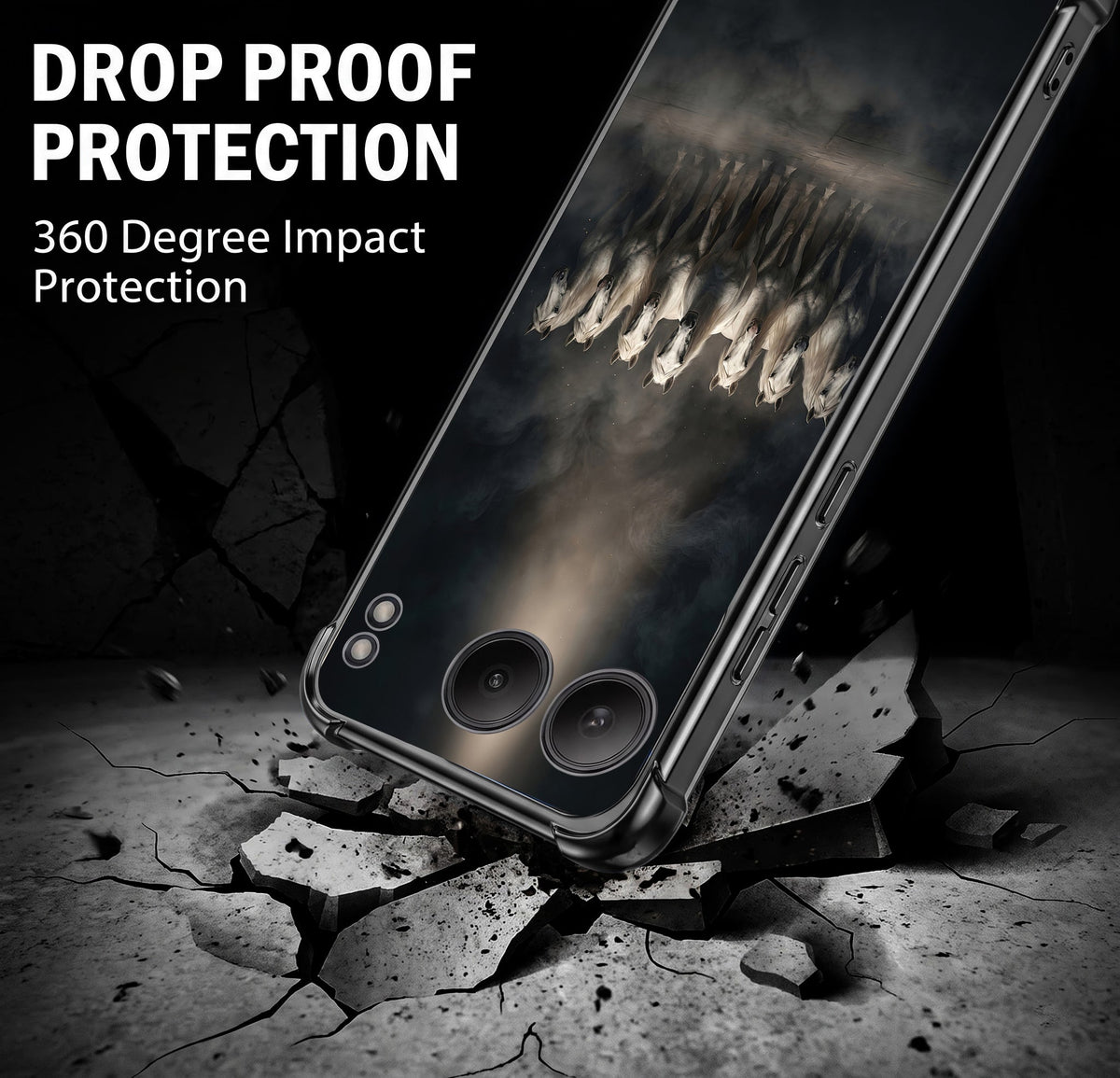 One Plus Nord 4 5G Running Horses Airbags Printed Back Case