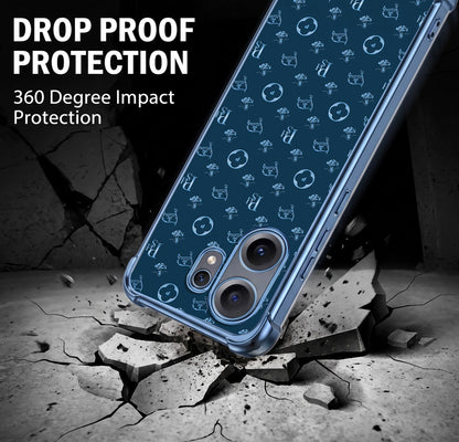 Nothing Phone 2 Pro 5G Luxury Monogram Blue Airbags Printed Back Case