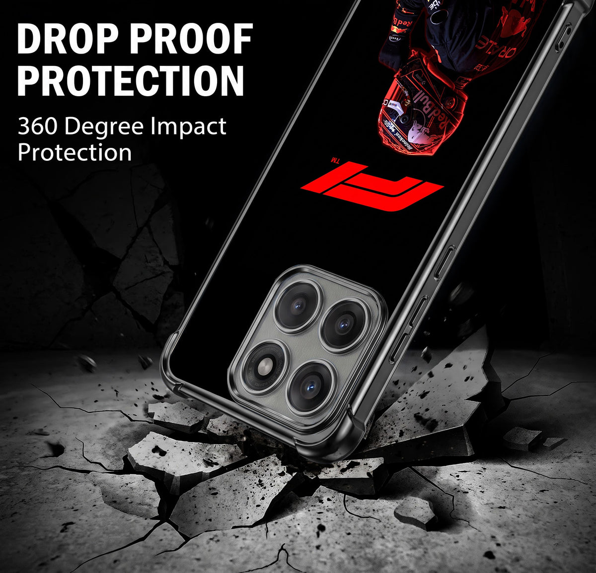 Motorola Edge 60 Pro 5G F1 Rider Airbags Printed Back Case